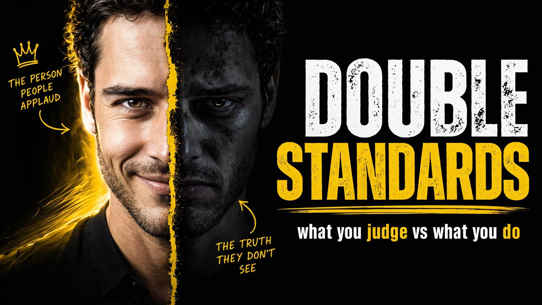 Double standards: what you judge vs what you do
