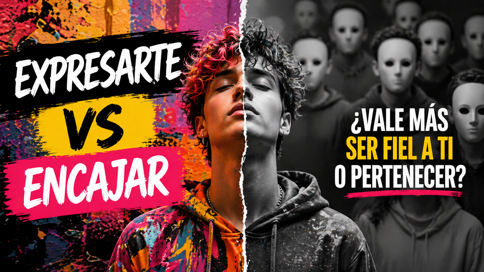 Expresarte o encajar: ¿hasta dónde dejas de ser tú?