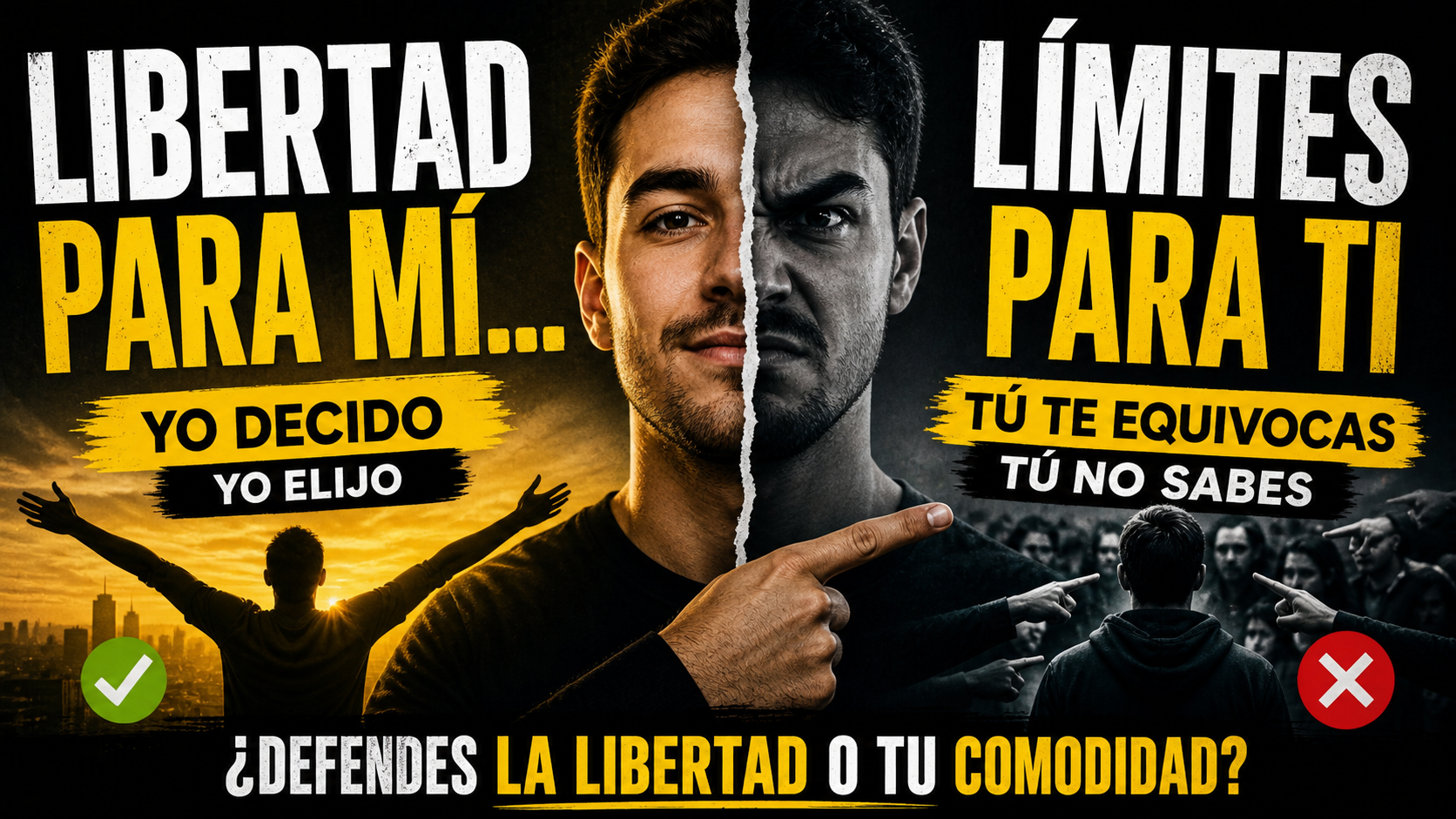 Libertad para mí… límites para ti